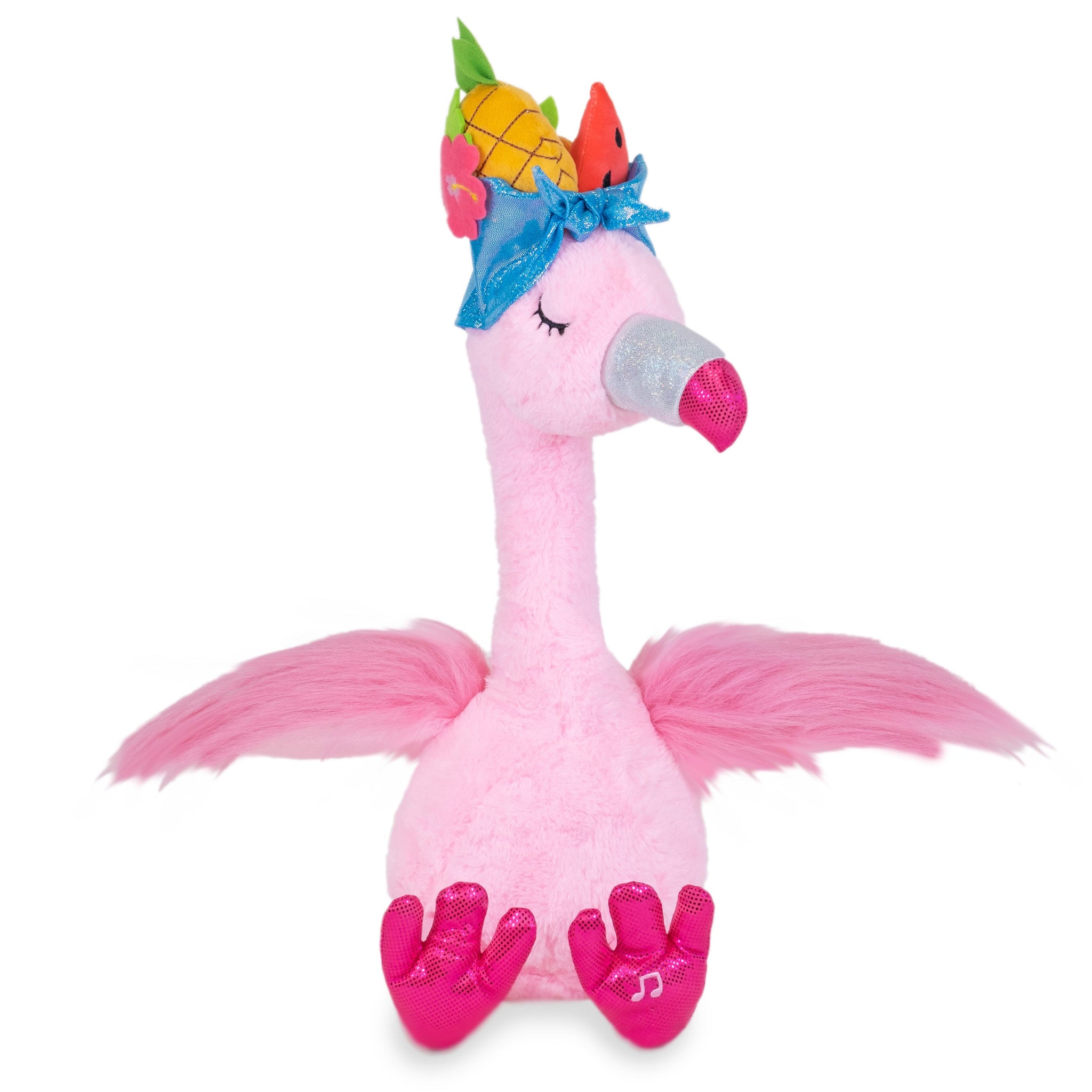 Cuddly flamingo toy sales
